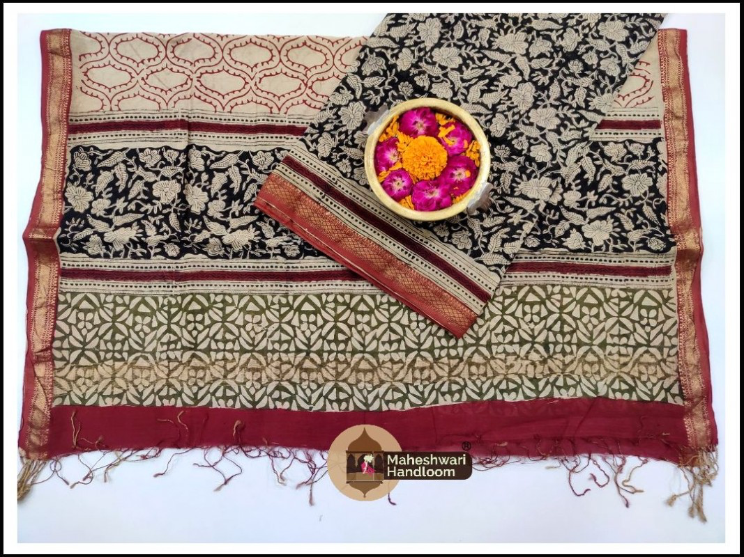 Maheshwari Bagru Printed Suits